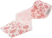 Baluue Floral Printed Toilet Paper Roll Rose Tissue Paper for Bathroom Soft Gentle Absorbent for Kitchen Bathroom Decor