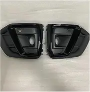 Compatible For Audi Q5L Q5 Modification To SQ5 Style 2021 2022 2023 2024 Car Fog Light Frame Exquisite Black Fog Lamp Grille