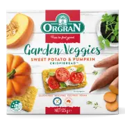 Orgran Gluten Free Crispibread S.Potato & Pumpkin 125g (Pack of 6)