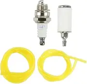 Fuel Filter Line Hose Primer Bulb Kit For UEL LINE PRIMER Bulb Air Filter Kit For PO-LAN, For McC ChainSaws