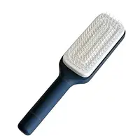 Bristle Hair Brush - Easy Clean Hair Brush | Self-Cleaning Massage Comb for Women, Anti-Static Portable Hair Brush, Suitable for Straight, Curly, Thick Hair, Scalp Massager