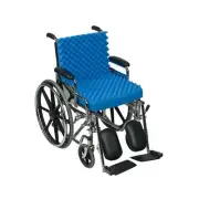 DMI 18" x 32" x 3" Foam Convoluted Chair Seat and Back Pad Blue (552-8005-0000)