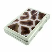 Animal Pattern Em1 Cigarette Case with Built in Lighter Metal Wallet