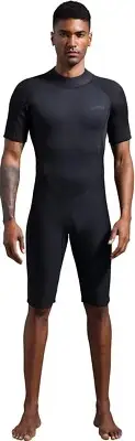 Dark Lightning Short Body Wetsuit unisex, 3/2mm Size Small - Black