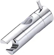 Adjustable Shower Head Holder for Slide Bar Rail Head Bracket Holder Handheld Shower Head Holder Chrome Finished for 25mm Slide Bar, Bathroom Supply