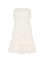 Needle & Thread Regal Rose Sequin-embellished Tulle Mini Dress - Cream - 6 (UK6 / XS) 6 (UK6 / XS)
