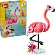 LEGO 3 IN 1 Pink Flamingo, Cockatoo, Axolotl Building Toy, 31170, 288 PCS