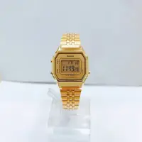 在飛比找蝦皮購物優惠-✨ CASIO 原廠公司貨 ✨ 卡西歐 復古金不鏽鋼電子錶 