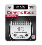 ANDIS CERAMICEDGE 10 Blade 1/16"/1.5mm*Fit AGC,Pulse ZR,Oster A5,Wahl KM Clipper