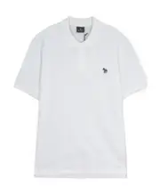 PS Paul Smith Zebra Patch Short-Sleeved Polo Shirt S,M White