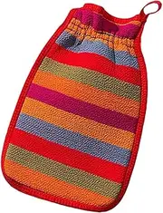 Back Scrub Glove - Back Body Double-Sided Mittens For Bathing | Double-Sided Bath Scrubbing Gloves For Home, Spa Center, College Dorm, Traveling