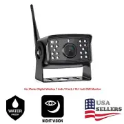 Rear View Wireless Camera For iPoster Digital Monitor For RV Trailer Truck Bus