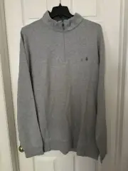 Polo Ralph Lauren Big & Tall Men’s 2XL-TALL Luxury Jersey Quarter-Zip Pullover