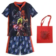 Marvel Avengers: Age of Ultron Little Boys' Pajama Set & Tote - NWT