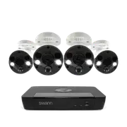 4 Camera 8 Channel 6K 12MP Mega HD Professional NVR Security System | SWNVK-890104FB