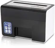 Paper Shredder - High-Security Micro-Cut Paper Shredding P-4 Security(3 * 10mm) Desktop Multi-Function Electric Shredder Home Office,Black