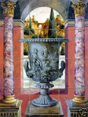 Art Colorful Mural Ceramic Home Decor Backsplash Bath Tile #302