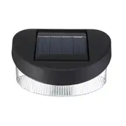 Solar Power 8 LED Wall Light Outdoor Waterproof IP65 Garden Fence Lamp