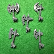 Warhammer Dwarf Fyreslayers Vulkite Weapon Axe Left 5x Bits Games Workshop