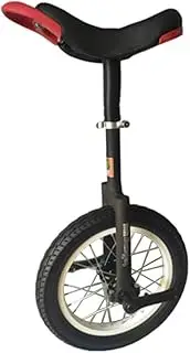 Small 14" Wheel Unicycle for Kids Boys Girls, Perfect Starter Beginner Uni-Cycle, for 5-9 Year Old Smaller Children (Color : Yellow, Size : 14 Inch Wheel) Durable TDF