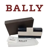 在飛比找蝦皮購物優惠-台北自售:瑞士製Bally正品經典時尚雙色皮夾金屬拉鍊容量大