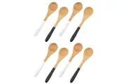 Davis & Waddell 8pc Amhara Bamboo Dip Spoon Set Tableware Serving Utensil