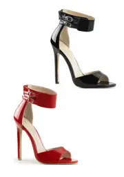 Pleaser SEXY-19 5 Inch Heel Closed Back Ankle Strap Sandal, Back Zip