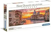 Clementoni - 39426 - Collection Panorama - Grand Canal Venice 1000 Pieces - Jigsaw Puzzle 1000 Pieces, Jigsaw Puzzle for Adults, Made in Italy, Horizontal