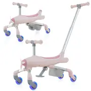 Costway Kids Ride-on Push Car Foot-to-Floor Sliding Toy Pink