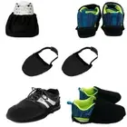 Unisex Men Women Kids Sports Bowling Shoe Slider Cover Sock & Elastic Strap