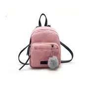 Women Girls Solid Small Shoulder Bag Travel Mochila Corduroy Backpack New Corduroy Solid Small Backpack With Venonat Travel Bag