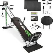 Total Gym APEX Versatile Indoor Home Workout Total Body Strength Training Fitness Equipment with 6, 8, or 10 Levels of Resistance and Attachments