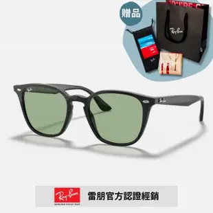 【RayBan 雷朋】經典方形膠框太陽眼鏡(RB4258F 52mm)