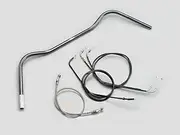 Hurricane H718-075B Wide Low Old Type 2 Handle Set, Black