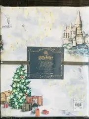 Pottery Barn Teen Harry Potter Christmas at Hogwarts Percale Queen Sheet Set New