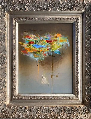 Jordan Ivanov Abstract Modernist Expressionist Painting Beyond the Present III