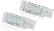 Pexorin 2pcs No Error LED Footwell Light, for VW, for Golf, 5/6, for Golf, Plus, for Jetta, for Passat, CC, for EOS, for Scirocco, Tourage SharB7, for Golf, 5 6, for Caddy, Luggage Compartment F