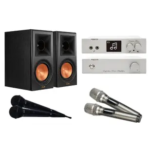 【FIESTA】數位混音機+擴大機-100W+KLIPSCH RP-600M II喇叭-黑檀(卡拉OK、雲端K歌機、Fiesta、嘉年華)