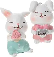 LOPUNER Adorable Resin Cake Ornament for Home Decoration Fun Cartoon Cake Topper for Office Desk Table Balcony Car Friends Family