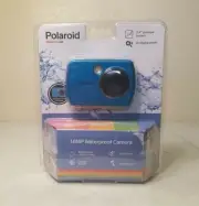 New Sealed Polaroid iS 049 16MP Instant Sharing Waterproof Digital Camera Teal
