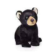 Demdaco Black Bear Cub Nat & Jules Animalcraft Plush Soft Toy