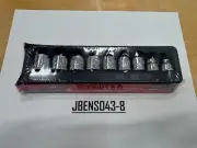 Snap-on Tools USA NEW 9pc 3/8" Drive Metric 6pt Low Profile Socket Set 209RFSM