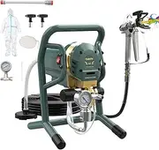 [FABiFH] Stand Airless Paint Sprayer - 1HP 3000PSI High Efficiency Airless Sprayer with Low Overspray, Thinning-Free, for Home Exterior and Interior, Furniture and Fences, DIY Painting Projects