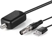 Generic HDTV Signal Booster Professional Indoor HD Digital TV Antenna Amplifier Low Noise Easy Installtion Adapter with USB Power Supply