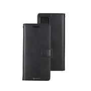 iPhone 15 Pro Max Flip Diary Case Cover with Card Holder - Convertible to Media Stand, Magnetic Clasp Closure, Drop Tested, Soft and Strong PU Leather with Front Screen Cover - Black