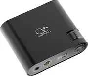 SHANLING H0 DAC and Headphone Amplifier, HiFi USB Input, Mini Desktop Power Amplifier for Audio/PC/Phone, 3.5mm & Balanced 4.4mm, Coaxial, Optical Output, 690mW, 768kHz/32Bit DSD256(Black)