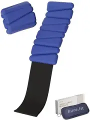 Wrist Weights | Ankle Weights for Women – 1LB Each | Weighted Bracelet for Navy