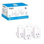 TP-Link Tapo P100 Smart Wifi Power Socket Plug Google Alexa Smart Home 4 Pack