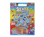 1000 Scentos Scratch & Sniff Scented Stickers Kids Children Party Season 1