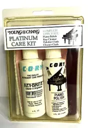Piano Cleaning And Polishing Kit Cory Platinum High Gloss Polish Piano Care New